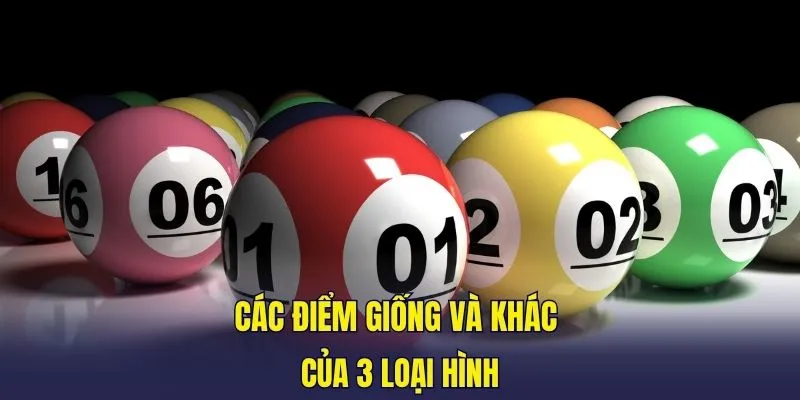Các điểm giống và khác của 3 loại hình
