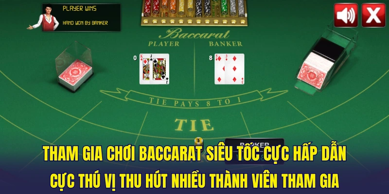 Tham gia chơi baccarat tại NK88 thu hút nhiều thành viên tham gia